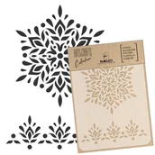 Scrapbooking - szablon malarski // craft & scrapbooking // MANDALA // A3 - miniaturka - grafika 1