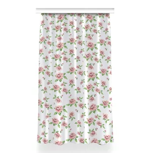 Gotowa zasłona z grafiką Pastelowe kwiaty 150x260, Fabricsy - Zasłony - miniaturka - grafika 1