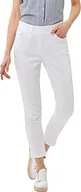 Spodnie damskie - Raphaela by Brax Damskie spodnie Lavina letnie Dynamic Cotton z pięcioma kieszeniami, biały, 29W / 32L - miniaturka - grafika 1