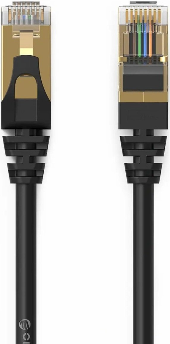 Orico Kabel sieciowy Ethernet PUG-C7, Cat 7, S/FTP, okrągły, czarny, 20 m PUG-C7-200-BK-EP