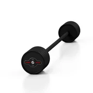 Sztangi - Marbo Sport Sztanga gumowana prosta 45 kg czarny mat - - miniaturka - grafika 1