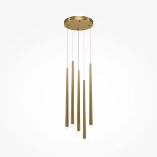 Lampa wisząca Cascade MOD132PL-L36BSK2 LED 30W tuby mosiądz - Lampy sufitowe - miniaturka - grafika 1