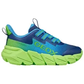 Buty dla chłopców - Buty dziecięce Geox J Flexyper Fast Boy LT Blue/Lime Rozmiar butów (UE): 36 / Kolor: niebieski/zielony - miniaturka - grafika 1
