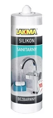 Silikon sanitarny Lakma bezbarwny 150ml