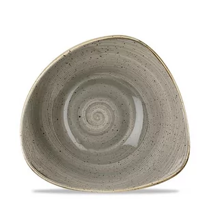 Churchill MISKA TRÓKĄTNA PEPPERCORN GREY 600 ml PORCELANA SZARA - Miski i półmiski - miniaturka - grafika 1