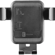 Uchwyty samochodowe do telefonów - Uchwyt samochodowy CELLULARLINE Slide Air Czarny - miniaturka - grafika 1