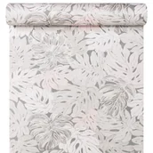 Tapety - Tapeta w kwiaty Casual kwiat popielata winylowa na flizelinie - miniaturka - grafika 1