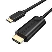 Kable USB - Choetech kabel przewód USB Typ C - HDMI 4K 30Hz czarny (XCH-0030) XCH-0030 - miniaturka - grafika 1