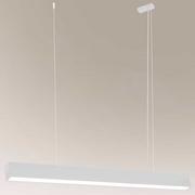 Lampy sufitowe - Shilo lampa wisząca LED Numata 16W 2800lm 3000K liniowa 100cm biała 1961 - miniaturka - grafika 1