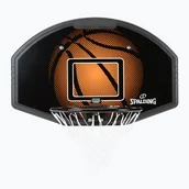 Koszykówka - Zestaw do koszykówki Spalding Highlight czarny - miniaturka - grafika 1