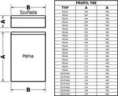 Fronty meblowe - Restol Fronty Front kuchenny wanilia mat K270 profil T8E - miniaturka - grafika 1