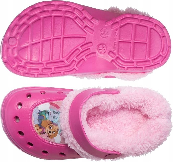 Kapcie ocieplane klapki piankowe ciepłe chodaki Skye Psi Patrol 29/30