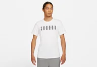 Koszulki męskie - Nike Air Jordan Sport Dna Hbr Crew Tee White - miniaturka - grafika 1