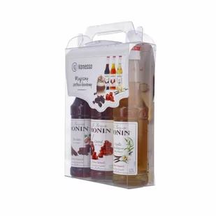 Monin Zestaw kawowy 3x250 ml karmel czekolada wanilia 7318-uniw - Śmietanki i dodatki do kawy - miniaturka - grafika 2