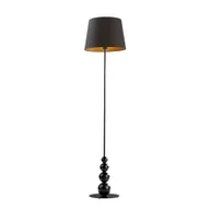 Lampy stojące - Lampa podłogowa czarne kule LIZBONA GOLD - miniaturka - grafika 1