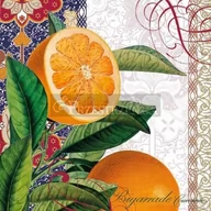 Folia, papier śniadaniowy, serwetki - SERWETKI PAPIEROWE Valencia Naranja - Pomarańcze - miniaturka - grafika 1