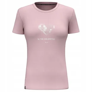 SALEWA KOSZULKA PURE HEART DRY 00-0000028638_6590 r XS - Koszulki i topy damskie - miniaturka - grafika 1