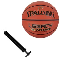 Koszykówka - Spalding Piłka do koszykówki TF-1000 Legacy indoor Logo FIBA + Pompka - miniaturka - grafika 1