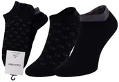 Skarpetki męskie - CALVIN KLEIN SKARPETKI STOPKI MĘSKIE 2 PARY BLACK 701218715 001 - Rozmiar: 39-42 - miniaturka - grafika 1
