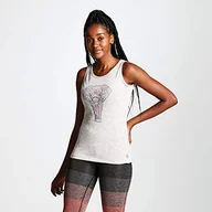 Koszulki i topy damskie - Dare 2b tank-top Lifestyle Elephant XS Argent Grey - miniaturka - grafika 1