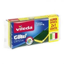 Vileda Glitzi cristal 2+1 zmywak 139924 - Inne artykuły do sprzątania - miniaturka - grafika 3