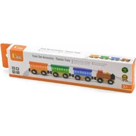 Pociągi dla dzieci - VIGA TOYS Viga Zestaw akcesoriów do kolejki - klasyczny pociąg - miniaturka - grafika 1