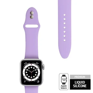 Crong Liquid - Pasek do Apple Watch 38/40/41 mm (fioletowy) - Akcesoria do smartwatchy - miniaturka - grafika 2