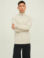 Swetry męskie - Jack & Jones Sweter w kolorze beżowym - miniaturka - grafika 1