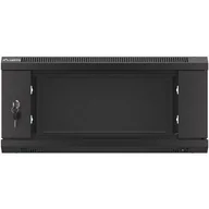 Szafy rack - Lanberg Szafa instalacyjna wisząca 19'' 4U 600X600mm czarna (drzwi szkalne) (SPL1OKS00110 [4984537]) - miniaturka - grafika 1
