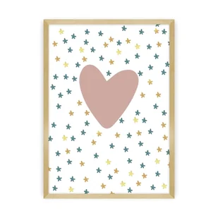 Obrazek Lovely Unicorn heart - Wyposażenie pokoiku dziecięcego - miniaturka - grafika 1