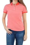 Koszulki i topy damskie - WRANGLER POLO OFF WHITE KOSZULKA POLO POLÓWKA DAMSKA W PASKI - miniaturka - grafika 1