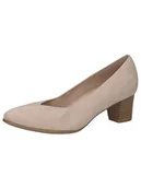 Czółenka - Caprice Damskie czółenka 9-22301-43, piaskowy zamsz, 40 EU, Sand Suede, 40 EU - miniaturka - grafika 1