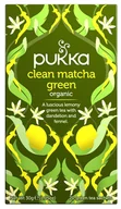 Suplementy naturalne - Pukka Herbs Herbata o smaku cytrynowym z mniszkiem i pokrzywą Clean Matcha - 2877-0 - miniaturka - grafika 1