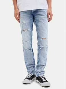 Jack&Jones Jeansy Glenn 12261699 Niebieski Slim Fit - Spodnie męskie - miniaturka - grafika 1