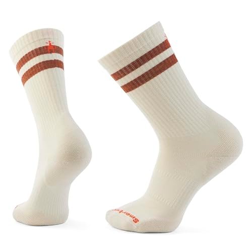 Smartwool Codzienne sportowe skarpety w paski, naturalne, M
