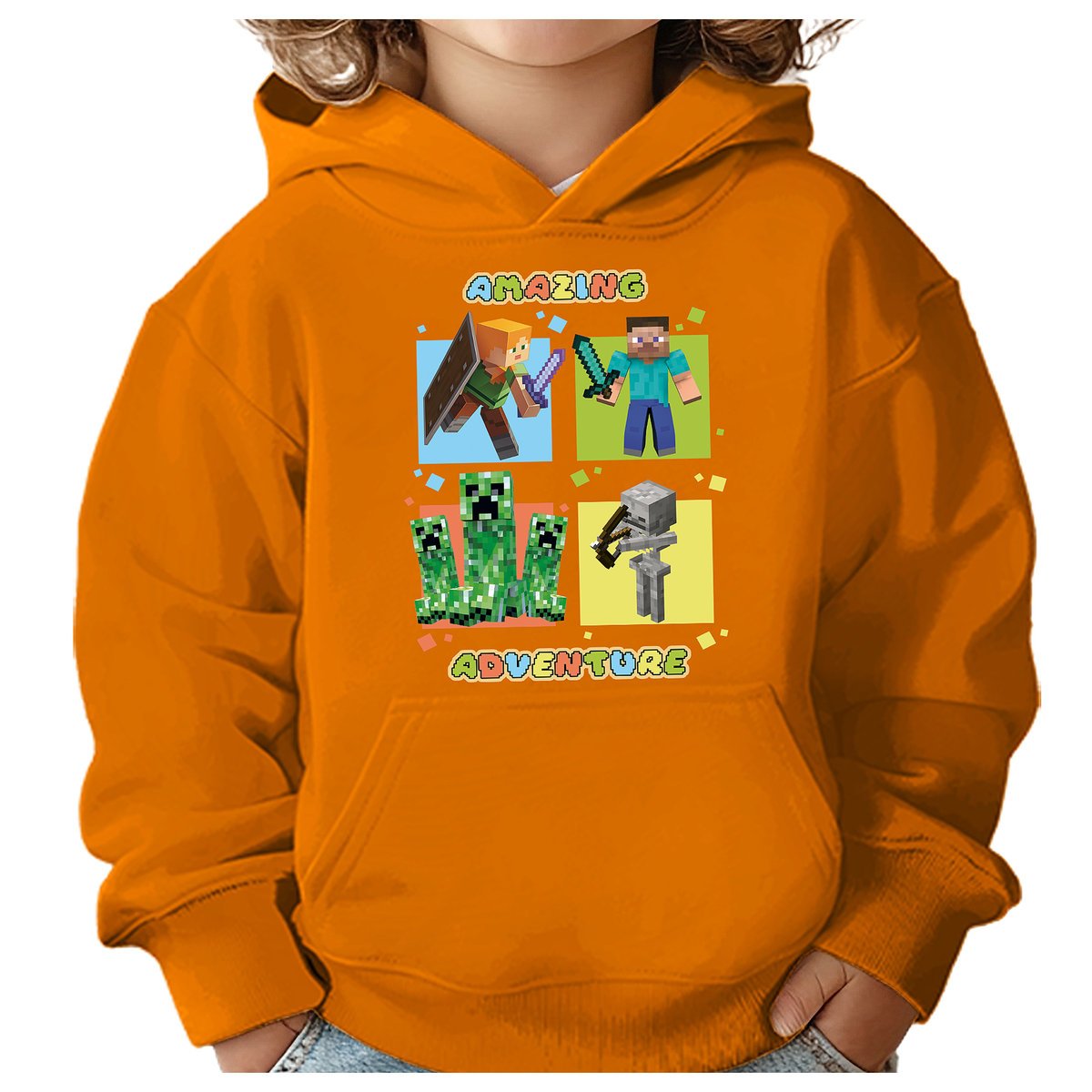 BLUZA DZIECIĘCA MINECRAFT 110-116 DLA DZIEWCZYNKI CHŁOPCA PREZENT