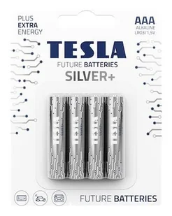 Tesla AAA Silver+ 4szt - Baterie i akcesoria - miniaturka - grafika 1