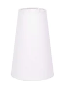 Oprawy, klosze i abażury - Biały abażur o wysokości 26 cm, otwór ø1 cm - miniaturka - grafika 1