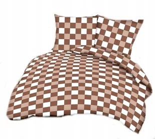 pościel bawełna lux 160x220 + 2 poszewka B 209 szachownica beżowa - Pościel pościel bawełna lux 160x220 + 2 poszewka B 209 szachownica beżowa - Pościel - miniaturka - grafika 1