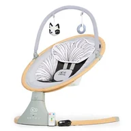 Leżaczki i huśtawki - KinderKraft Lumi Wooden Leżaczek Bujaczek 2W1 - miniaturka - grafika 1