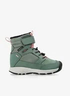 Buty dla chłopców - Buty dziecięce Keen Skua Winter WP Kids - dark forest/rose elegance - miniaturka - grafika 1
