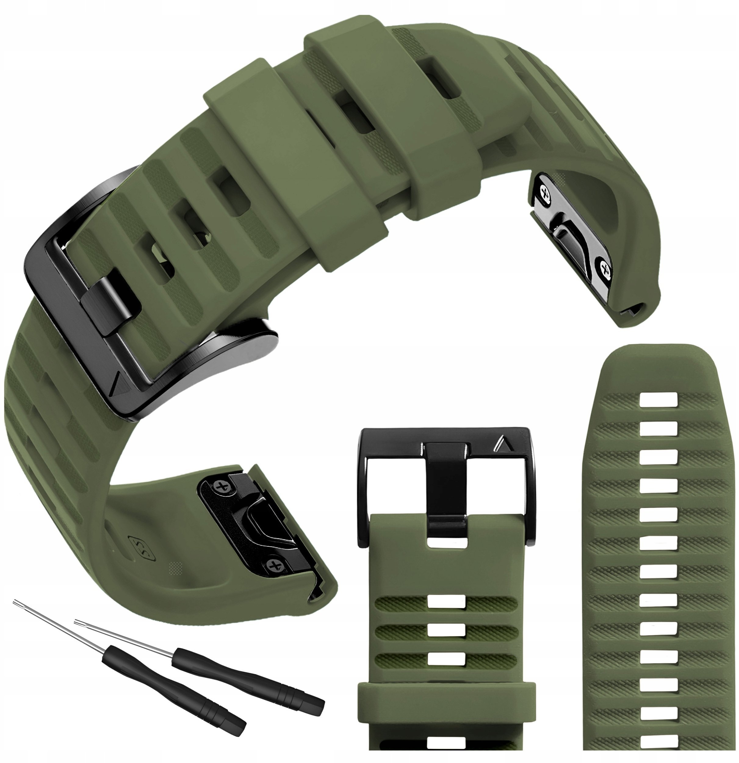 ChronSmarta Pasek ChronSmarta do smartwatch'a Garmin Fenix 5 6 7 8 Plus Solar AMOLED 47mm QuickFit Khaki