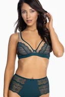 Biustonosze - Bella Misteria Biustonosz Koronkowa Fantazja 41 70 D Niebieski - miniaturka - grafika 1