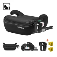 Foteliki samochodowe - Fotelik samochodowy Cabby 30 Black SOFIX 125-150cm I-Size, Technologia Ultra Soft, wskaźnik prawidłowego montażu. - miniaturka - grafika 1