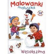 Książki edukacyjne - Malowanki maluszka - Wesoła zima - Praca zbiorowa - miniaturka - grafika 1