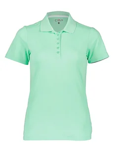 CMP Koszulka funkcyjna polo w kolorze miętowym - Koszulki sportowe damskie - miniaturka - grafika 1
