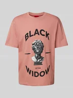 Koszulki męskie - T-shirt o kroju oversized z okrągłym dekoltem model ‘Dostalgi’ - miniaturka - grafika 1
