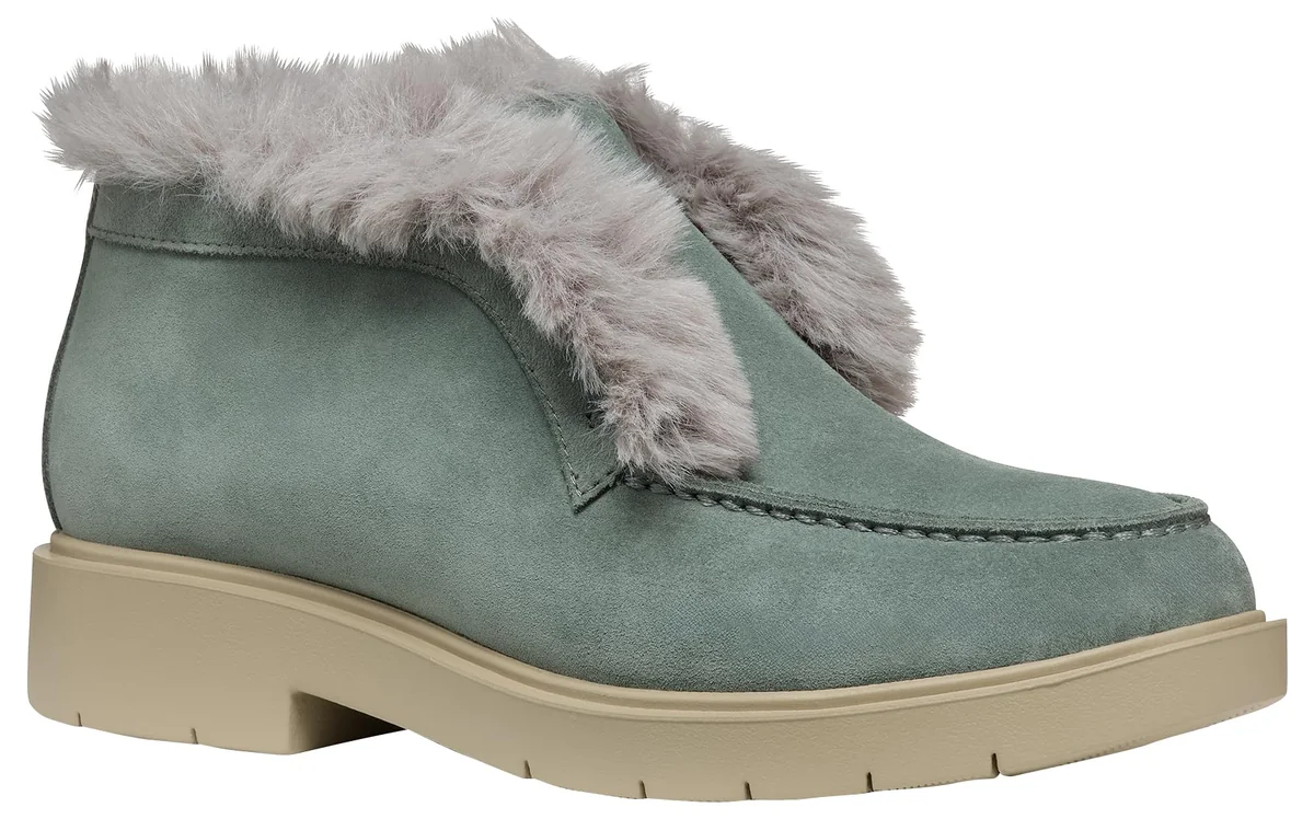 Geox D Spherica Ec1 D, damskie buty do kostki, Kolor szary, 36 EU