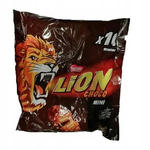 Mini wafelek z karmelem i płatkami w polewie Leon 10 szt - Batoniki - miniaturka - grafika 1