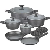 Zestawy garnków i patelni - ZESTAW 12 ELEM. GARNKÓW MARMURKOWYCH KLAUSBERG KB-7832 - miniaturka - grafika 1